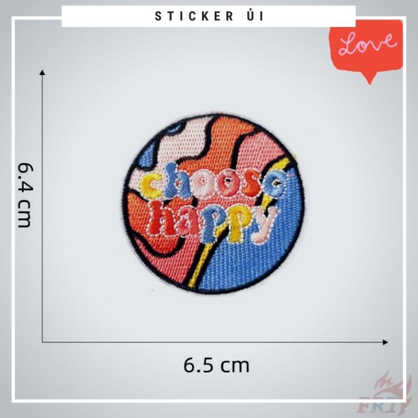Sticker ủi áo cao cấp, miếng dán quần áo dùng làm Patch ủi, miếng vá quần áo, vá áo phao, trang trí BALO