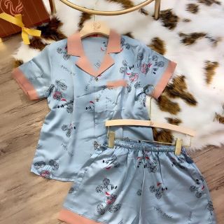 Đồ ngủ pijama lụa satin cao cấp