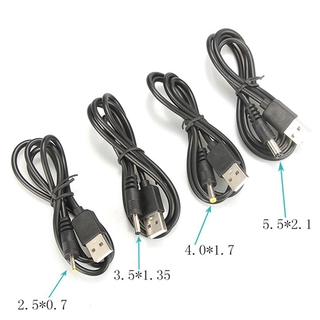 Cáp Sạc Chuyển Đổi Usb Sang 2.5-5.5mm Dc 5v