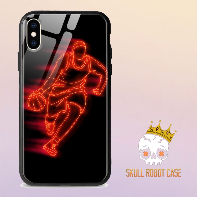 Case Iphone Chống Nước Bóng Rổ Cháy Dành Cho Iphone Từ 5/5S Cho Đến Iphone 12/12 Pro Max