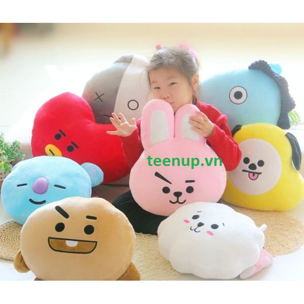 [Hàng Có Sẵn]Gối ôm bông mềm BT21 IDOL