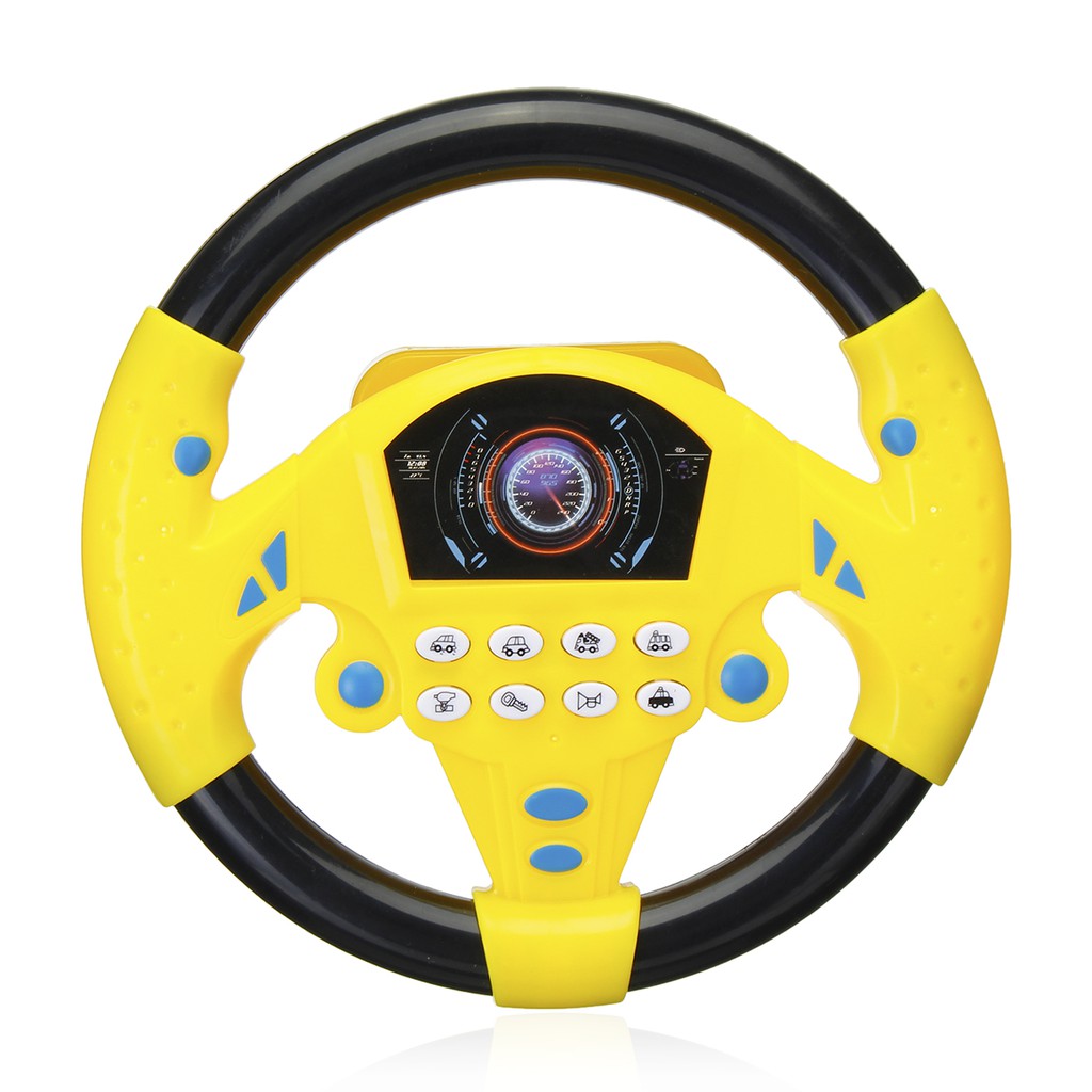 Vô lăng đồ chơi lái xe cho bé bằng nhựa ABS an toàn phiên bản quốc tế