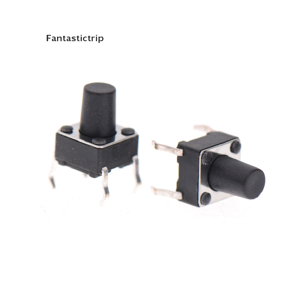 Set 50 Công Tắc Nút Nhấn 4 Chấu 6 * 6 * 8mm