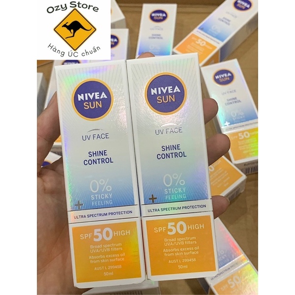 Kem chống nắng Nivea Shine Control SPF 50 UV Face | BigBuy360 - bigbuy360.vn