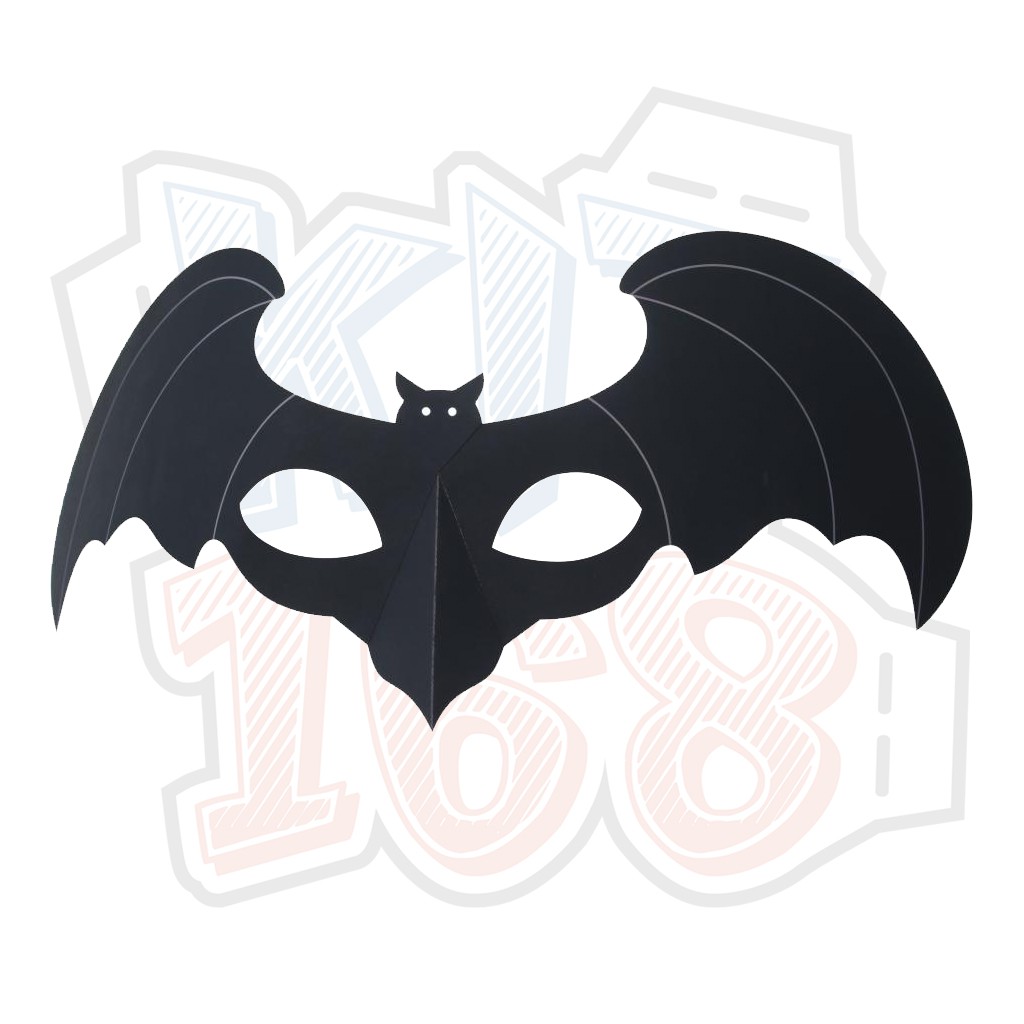 Mô hình giấy Lễ hội Mặt nạ Dơi Halloween (đeo lên được)
