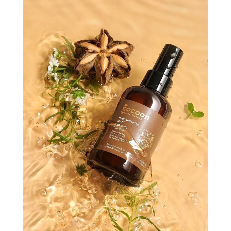 Xịt dưỡng tóc sa-chi chính hãng COCOON 140ml