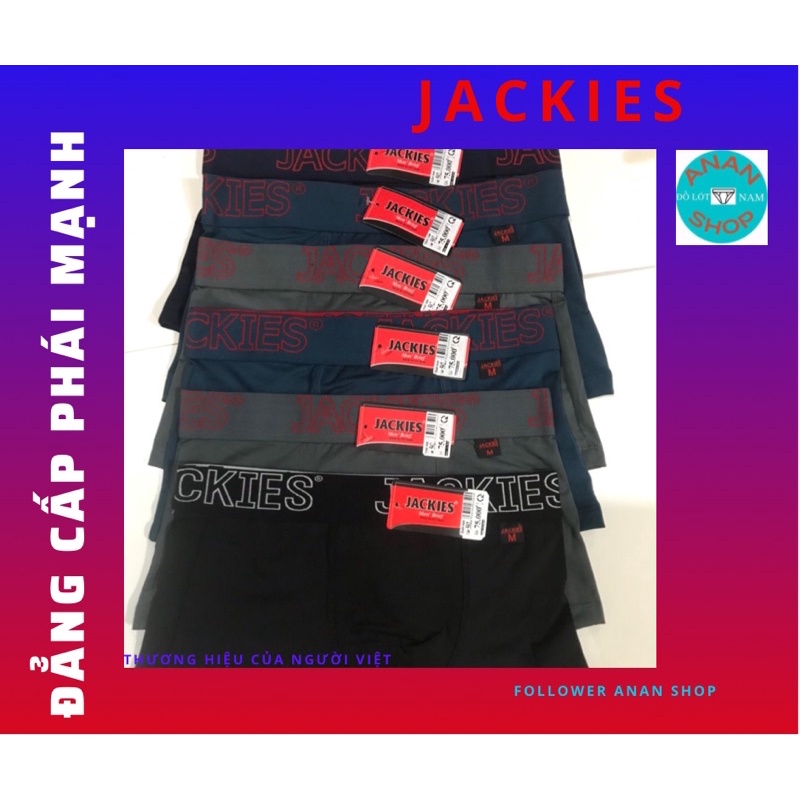 Quần lót nam cao cấp chính hãng, quần sịp nam, quần boxer Jackies jk 502