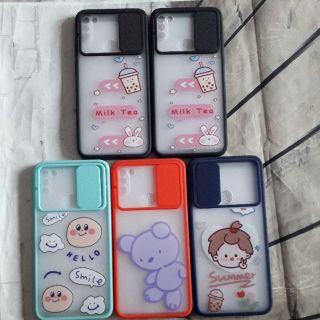 Ốp lưng SAMSUNG A11 trượt bảo vệ camera in hình kute