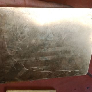 1kg Đồng vàng tấm dày 2ly.3ly kích thước tùy ý khách hàng.
