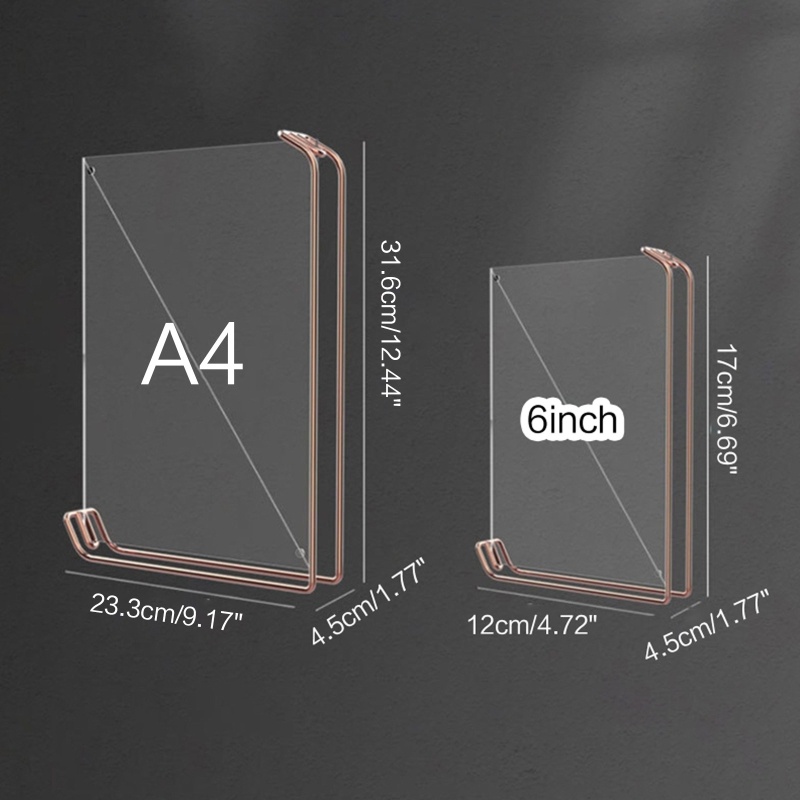 Giá Đỡ Tranh Ảnh Khổ A4 6 Inch Để Bàn Trang Trí