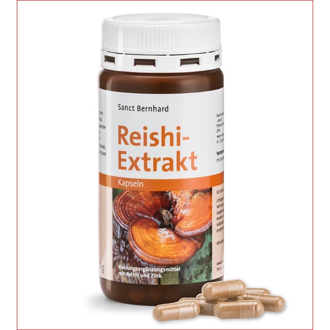 Viên uống nấm Linh chi Sanct Bernhard Reishi-Extrakt 120 viên của Đức