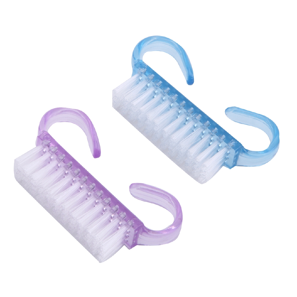 Bàn chải Monja mềm hình móng vuốt hỗ trợ làm sạch bụi bẩn cho móng tay