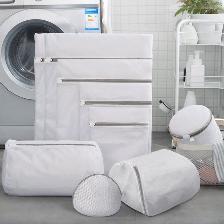 Túi lưới giặt đồ an toàn nhiều kích thước tùy chọn tiện lợi