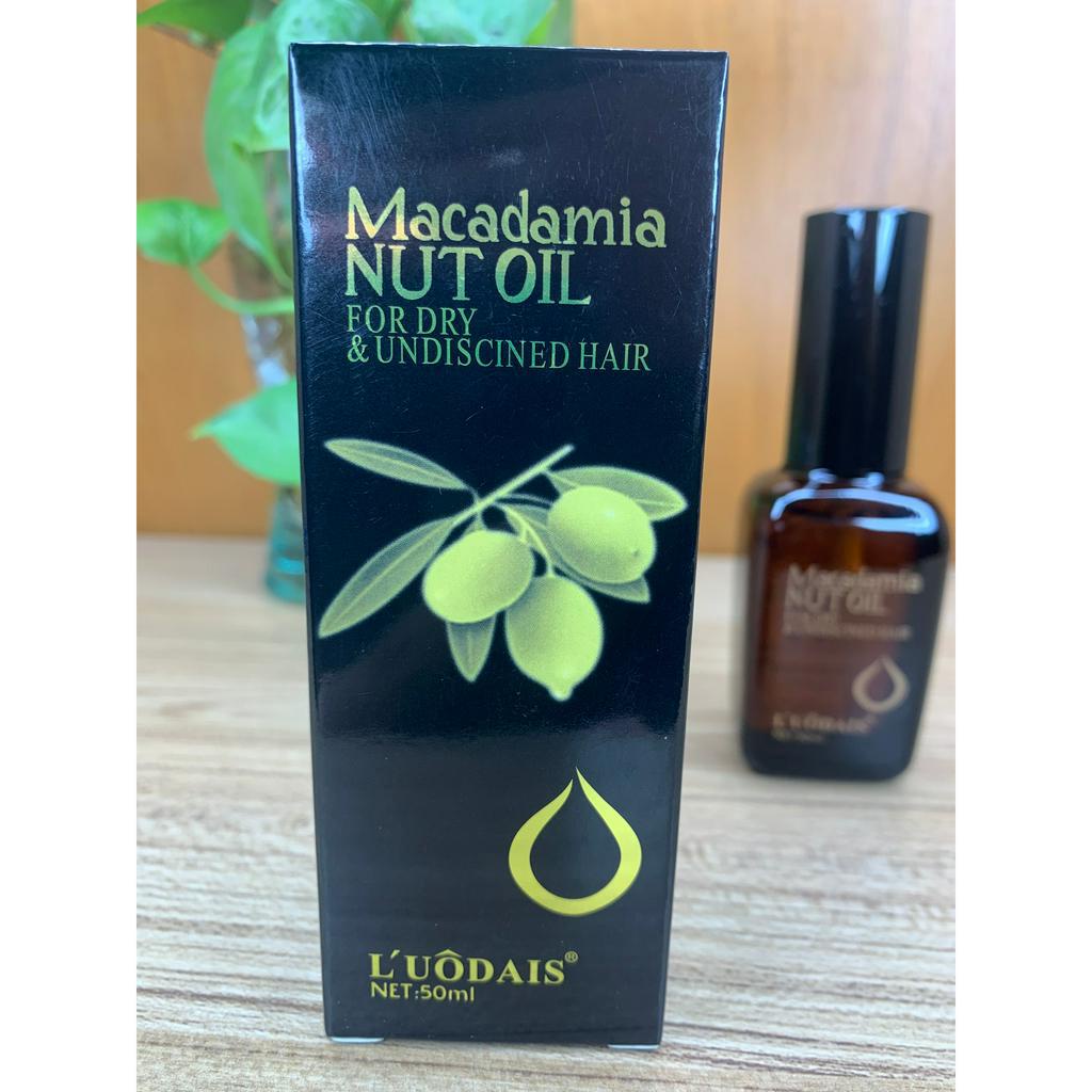TINH DẦU DƯỠNG TÓC MACADAMIA NUT OIL PHỤC HỒI TÓC HƯ TỔN 50ml