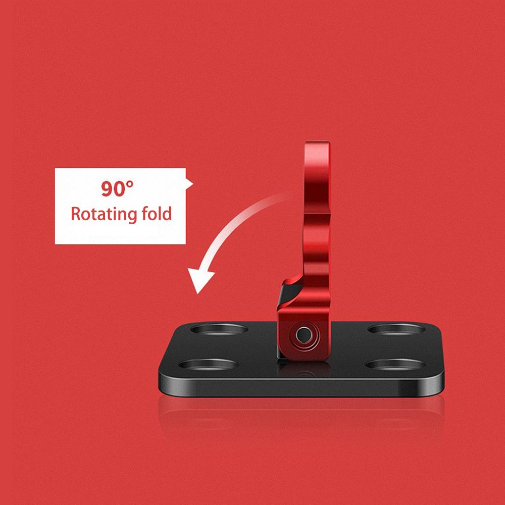 Móc cần câu cá bằng hợp kim nhôm gấp gọn siêu bền nhiều màu sắc tiện dụng