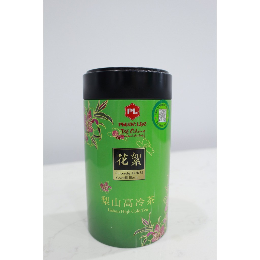 Trà ô long (oolong) 100g Kim Tuyên Phước Lạc lon thiếc - Trà biếu cao cấp