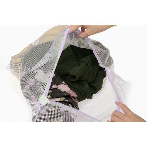 A210 Túi lưới vuông bảo vệ quần áo khi giặt cỡ lớn tiện dụng