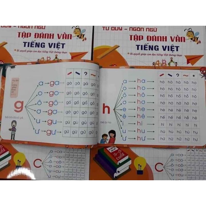 Học liệu Đánh Vần Tiếng Việt Cho Bé