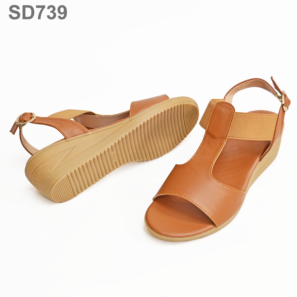 Giày Sandal Đế Xuồng Hở Mũi - JMP - SD739