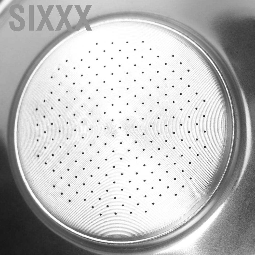 Sixxx 58mm Double Layers Single/Double Doses Filter Basket Semi-Automatic Coffee Machine Bottomless Handle