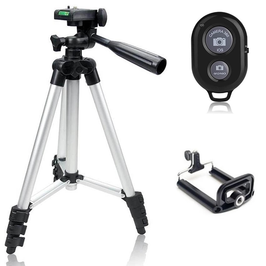 Giá Đỡ 3 Chân Chụp Hình Tripod 3110 Tặng Kèm Remote