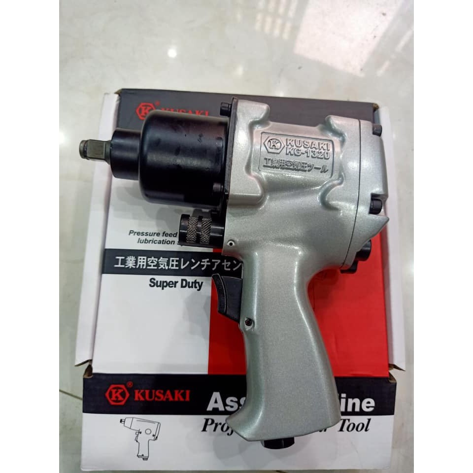 Súng bắn bulong 1/2'' KUSAKI 1320P ASOTA máy siết bulong hơi 2 búa