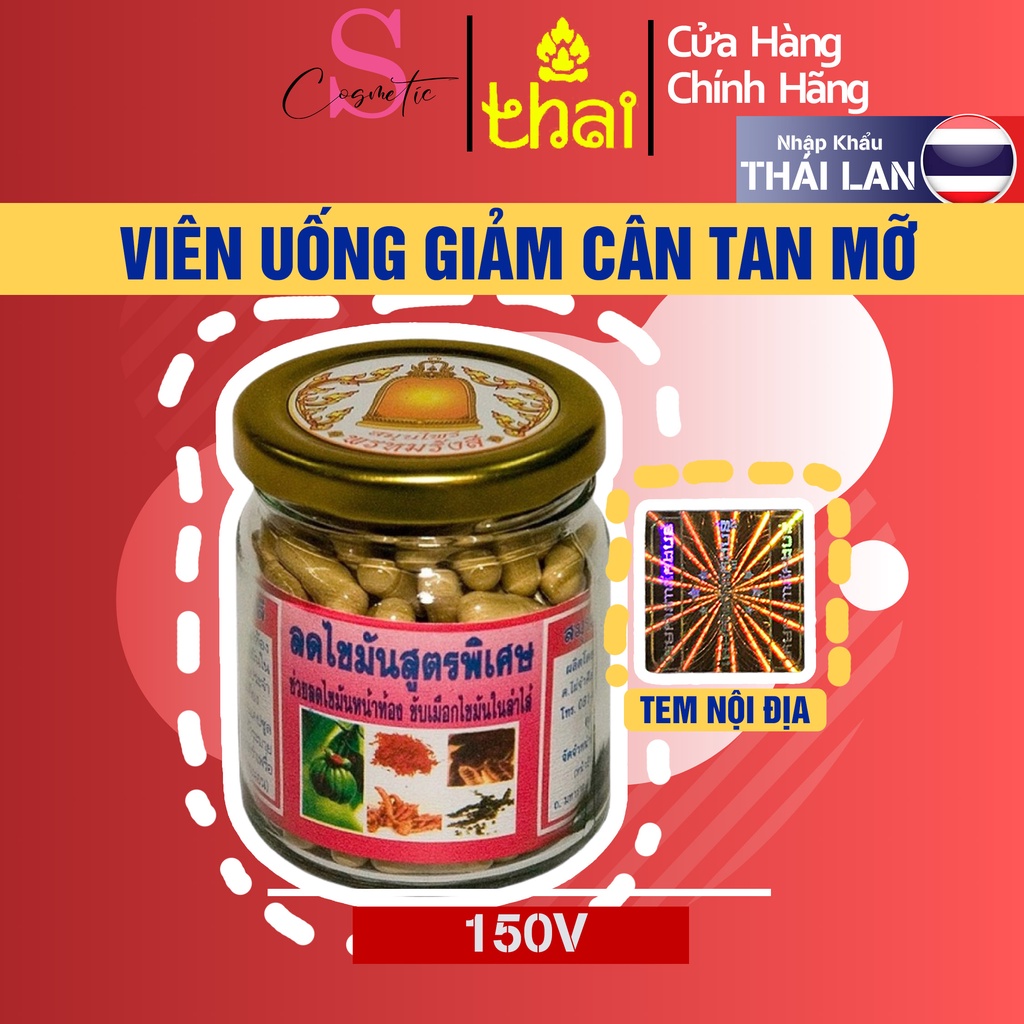 Viên Giảm Cân Đông Y - 150 viên Nội Địa Thái Lan