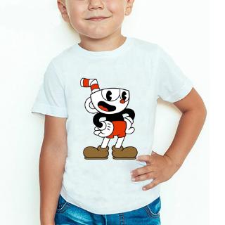 Áo thun tay ngắn in hình Cuphead