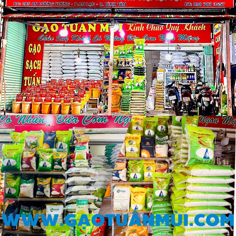 Gạo ST24 Đặc Sản Sóc Trăng Dẻo Thơm (Bao 10 Ký )