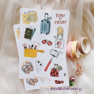 Bullet Journal Sticker - Du lịch 2