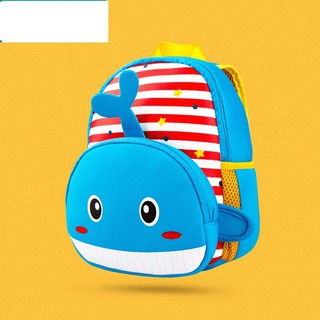 Ba lô cho bé mẫu giáo hình cá voi siêu chất