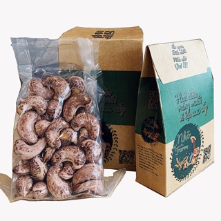 Hạt điều lụa rang muối cao cấp (W180 : 400 hạt/kg)  - Nhã Farm túi 100gr