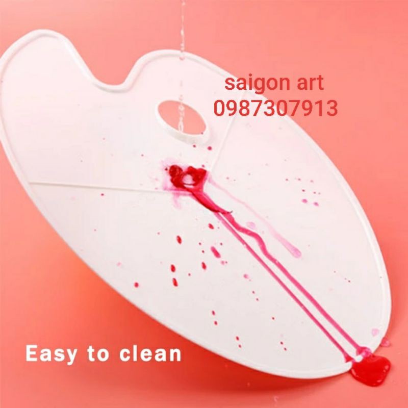 Pallet, Vĩ Pha Màu Chuyên Nghiệp, Dễ Sử Dụng (Nhựa 30*42cm)