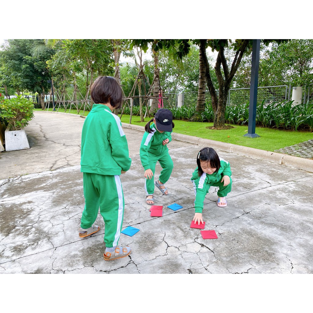 Set thể thao Trò chơi con mực E.studio phiên bản nhí cho bé trai và bé gái