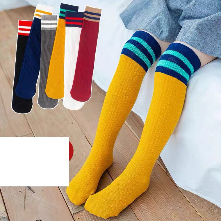 Tất đến đùi gối cho bé𝑭𝒓𝒆𝒆𝒔𝒉𝒊𝒑Tất đùi gối siêu hót, phong cách Hàn Quốc cho bé set 10 đôi