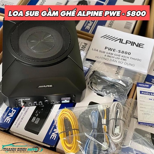 Loa Sub Gầm Ghế Alpine PWE – S800