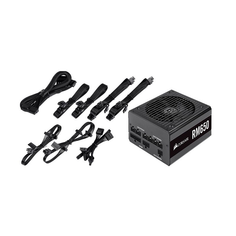 Nguồn máy tính Corsair RM650 2021 80 Plus Gold - Full Modul