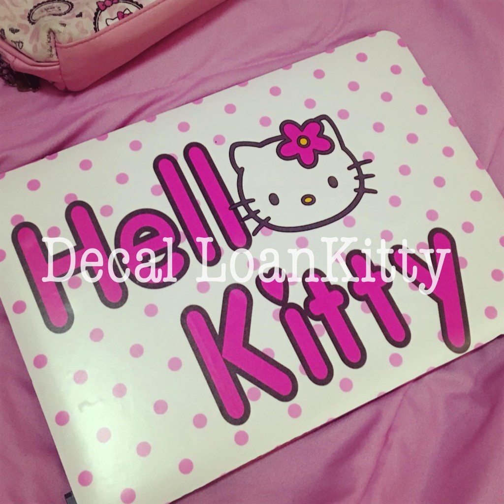 🌸LoanKitty🌸decal dán laptop độc quyền Kitty mẫu mới siu cuteee 😘 | BigBuy360 - bigbuy360.vn