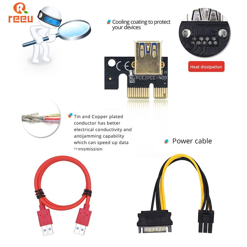 Card Mở Rộng Pci-E 009s Plus Usb 3.0 009s 1x 4x 8x 16x