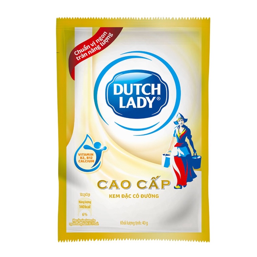 Thùng 120 gói Sữa đặc cao cấp Cô gái Hà Lan (1 gói 38g) - HSD Luôn Mới