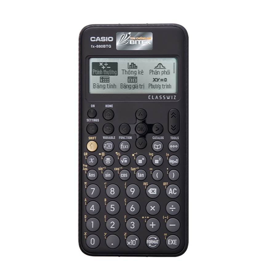 Máy Tính Casio FX 880BTG Chính Hãng Mới Nhất 2022, Dành Cho Học Sinh Cấp 2 Cấp 3, Lớp 6 Đến Lớp 12, Bảo Hành 7 Năm