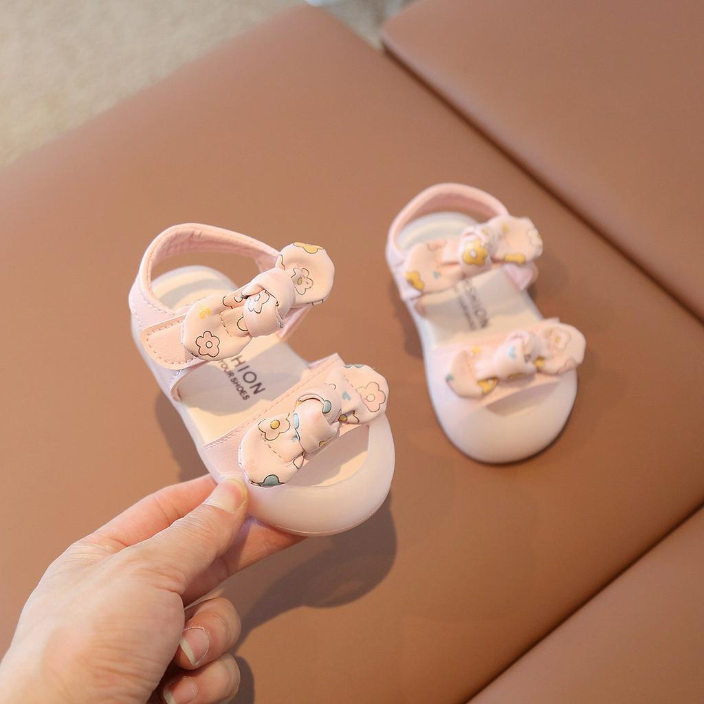 Giày tập đi nơ dễ thương cho bé gái