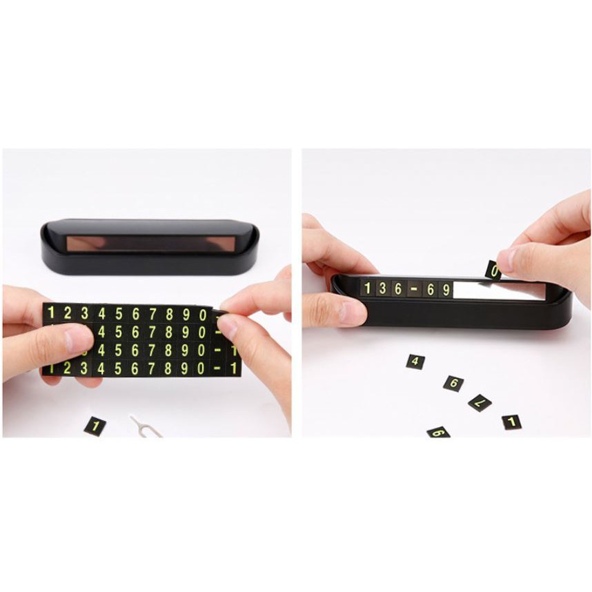 Thẻ ghi số điện thoại khi đỗ xe ô tô- Thẻ đậu xe gắn trên taplo ô tô | BigBuy360 - bigbuy360.vn