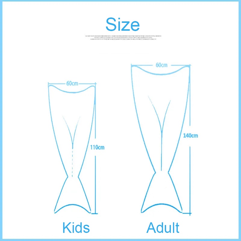 Chăn Len Dệt Kim Mềm Mại Hình Đuôi Nàng Tiên Cá Dành Cho Người Lớn Và Trẻ Em tp004