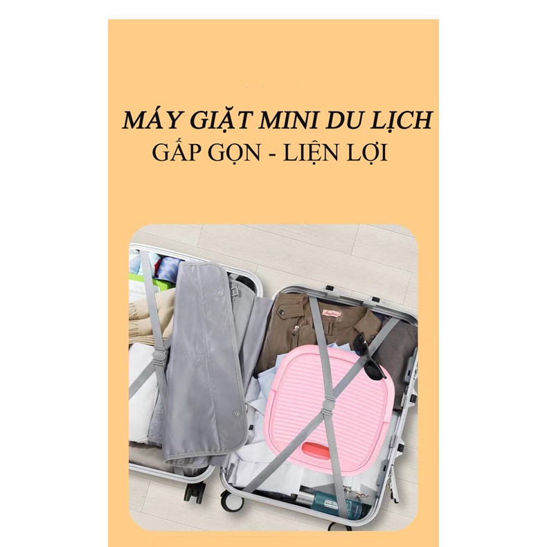 [ XẢ HÀNG ] Máy giặt mini máy giặt cá nhân du lịch nhỏ gọn dễ mang di chuyển MG001