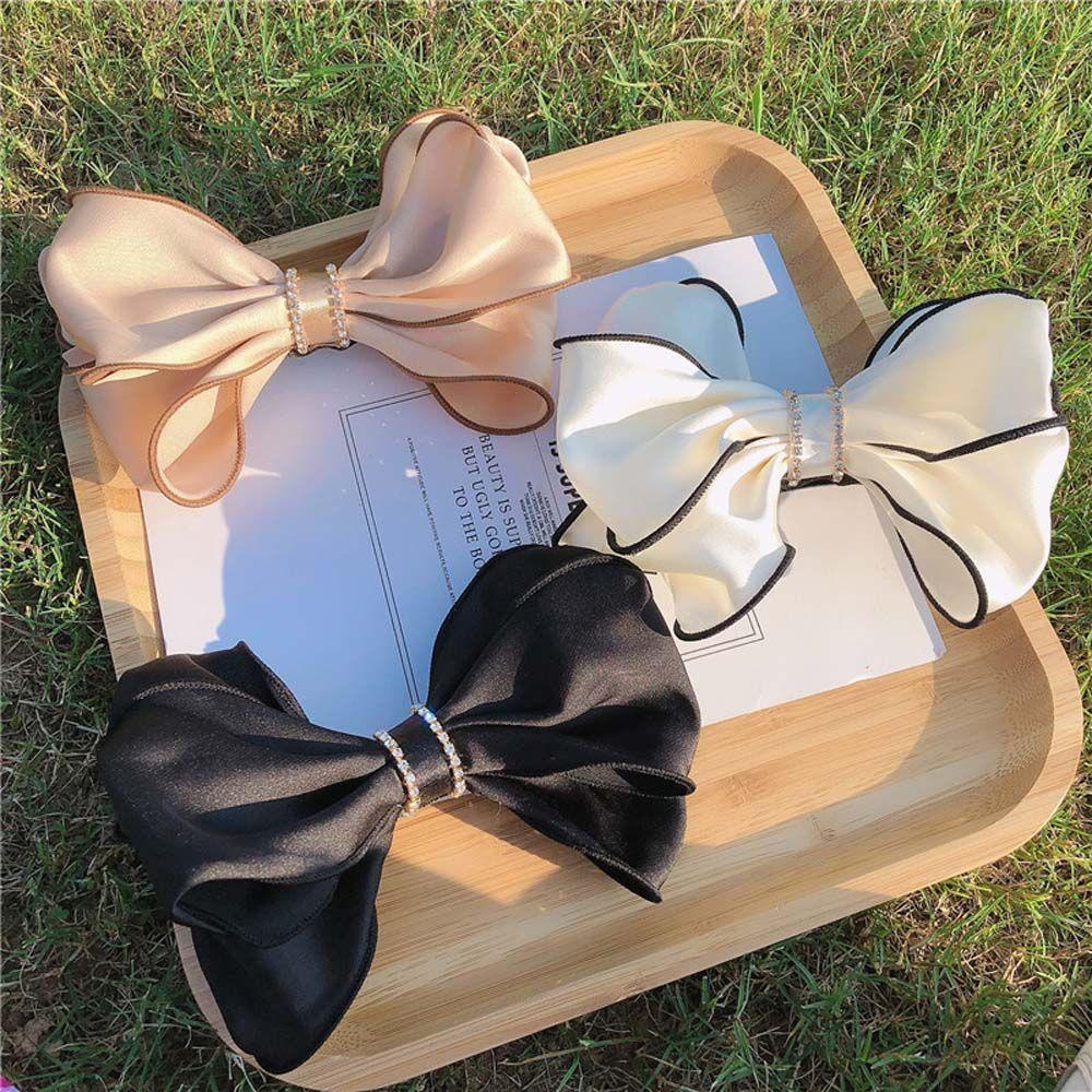 JARRED Kẹp Tóc Hình Nơ Phong Cách Vintage Hàn Quốc Cho Nữ