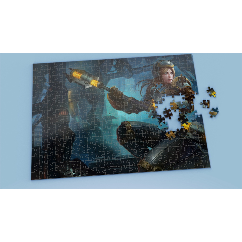 League of Legends Tranh ghép hình LUX - Mẫu 2 - Nhận in theo yêu cầu