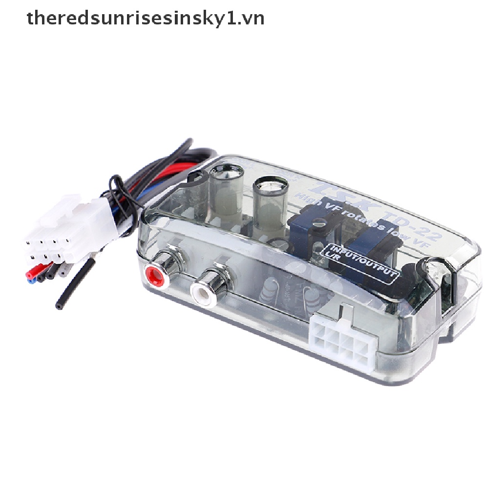 ##TSS## NEW Car Stereo Audio RCA Line-Out Speaker Level Converter HI-LOW to RCA Delay .