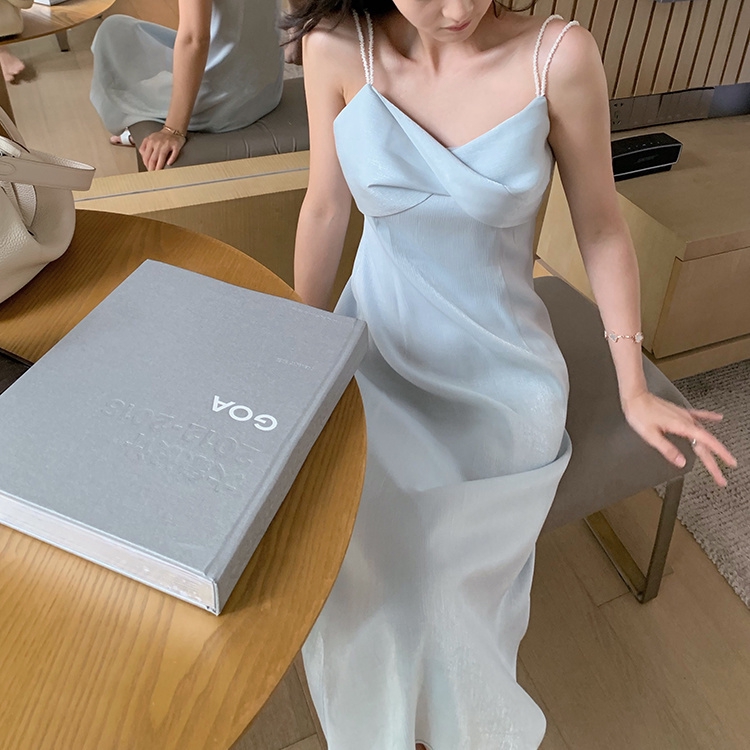 Đầm Voan Cổ Yếm Thời Trang Dành Cho Nữ | BigBuy360 - bigbuy360.vn