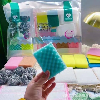 Bộ miếng rửa chén - bộ rất nhiều chi tiết - bọt biển rửa chén - bùi nhùi